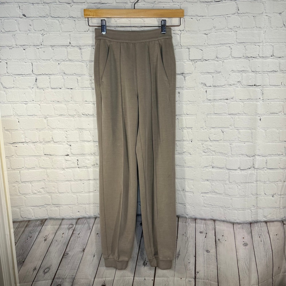 Lululemon Softstreme High-Rise Pant Jogger Taupe Brown LW5HVSS XXXS